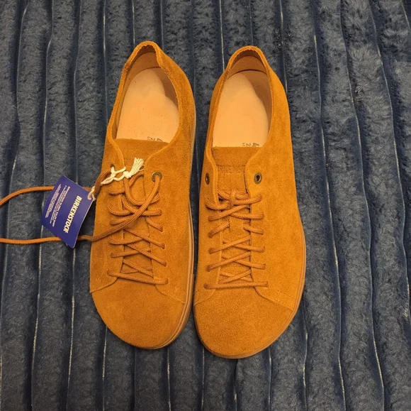 Women's Birkenstock Suede Sneakers - Picture 1 of 5